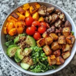 Quinoa & Roasted Veggie Buddha Bowl Recipe