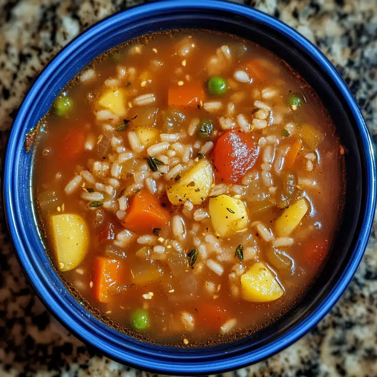 Crockpot Vegetable Rice Soup Recipe