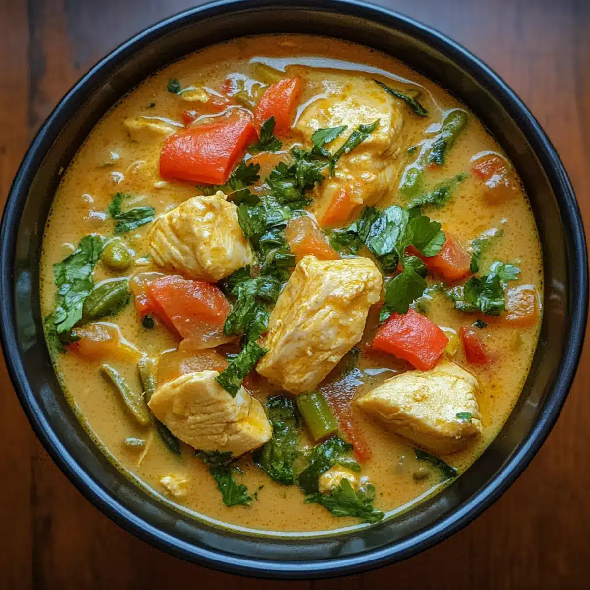 Chicken Veggie Coconut Curry