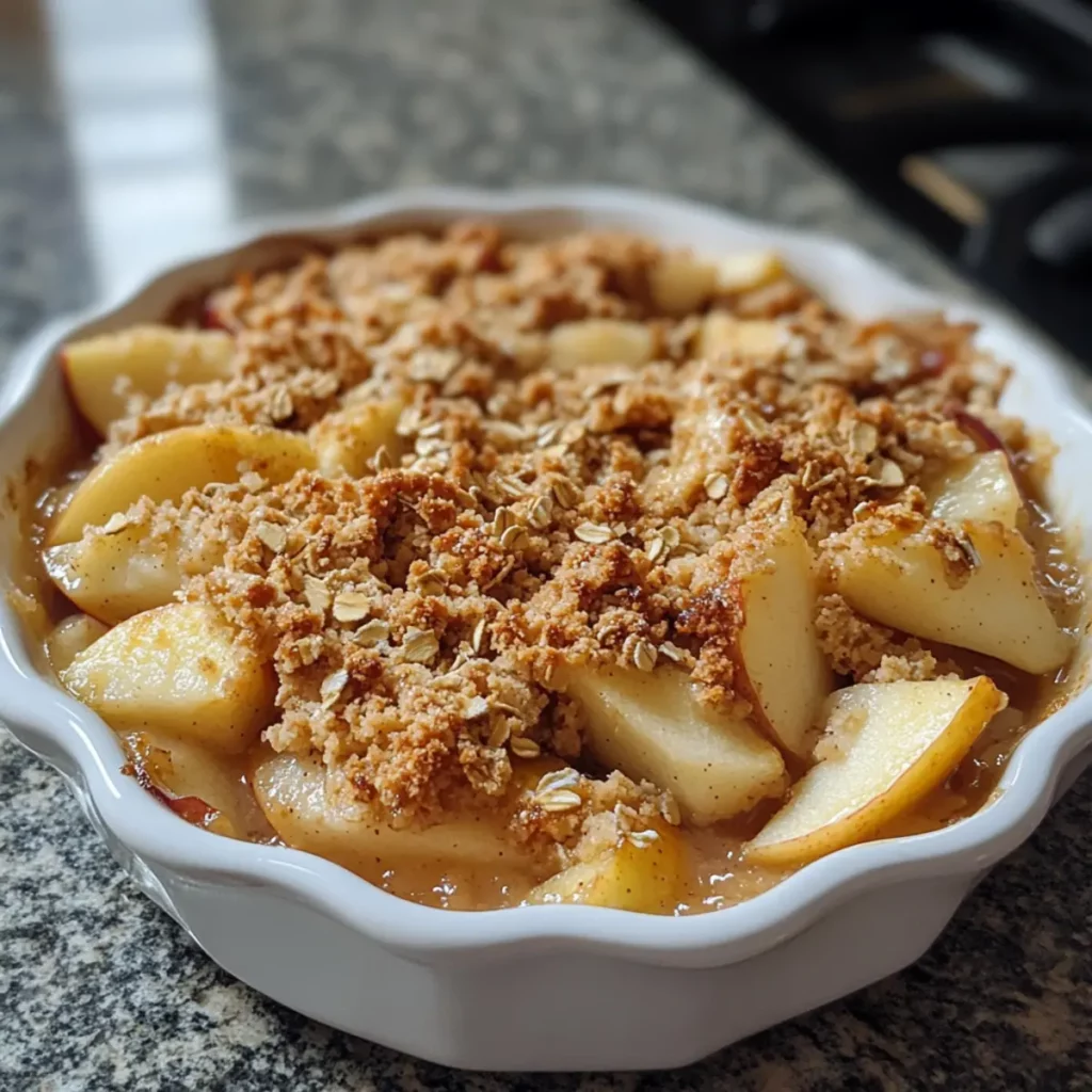 Baked Apple Oat Crumble Recipe