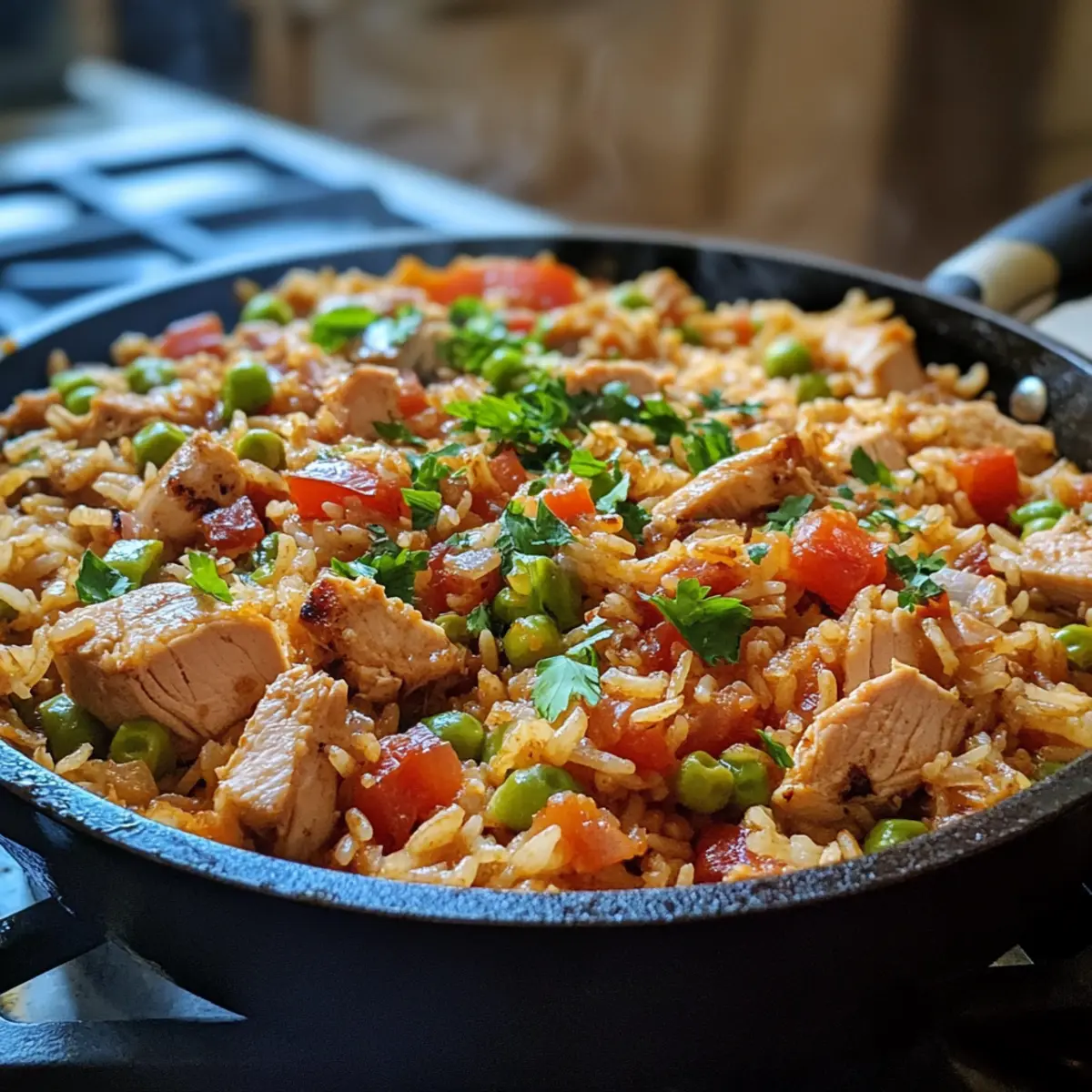 Budget Turkey Rice Skillet