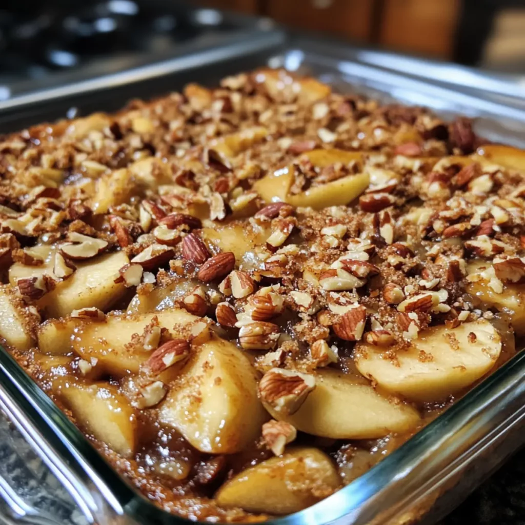 Spiced Apple Nut Bake Recipe