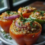 Stuffed Bell Peppers with Quinoa