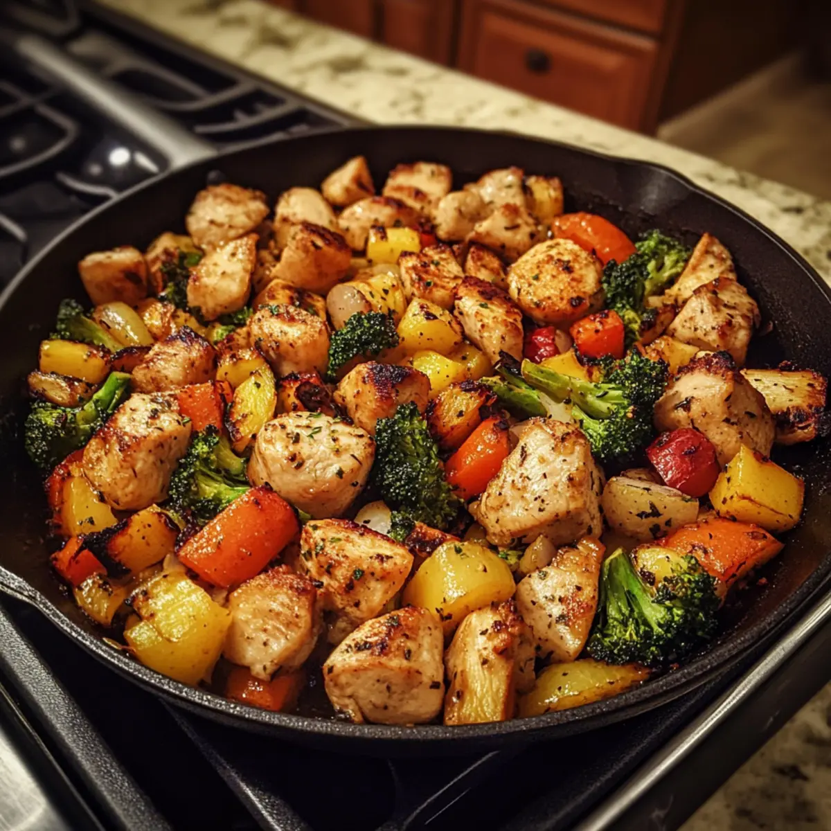 Turkey & Vegetable Skillet