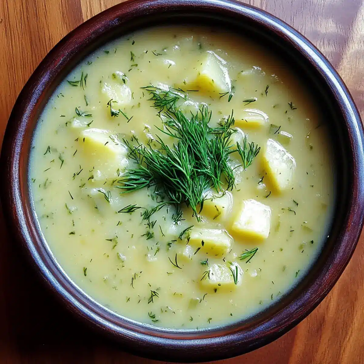 Creamy Potato Dill Soup