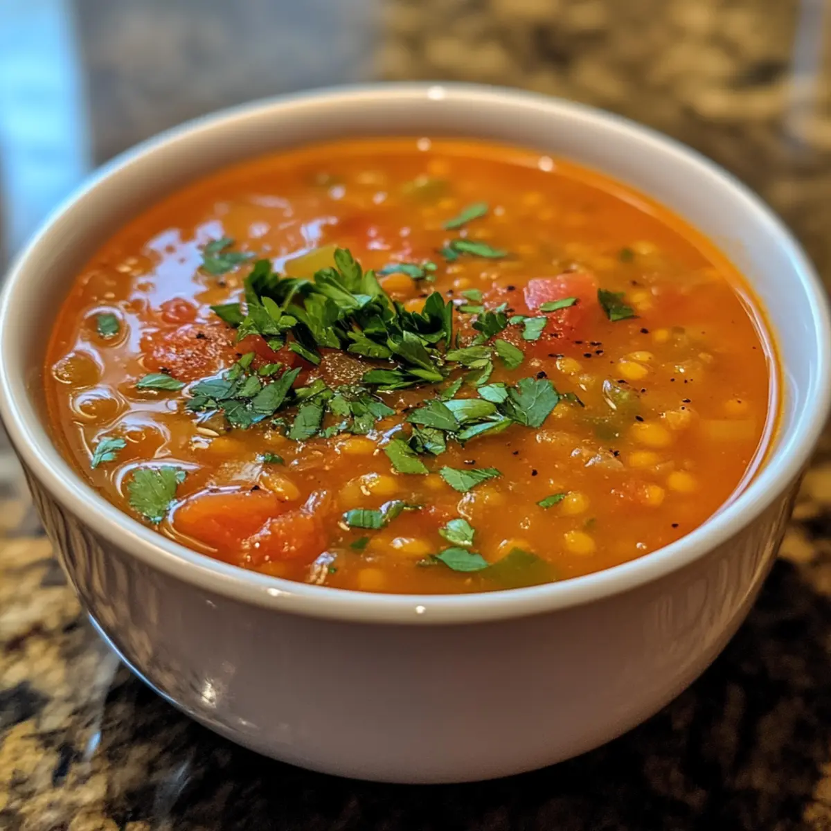 Lentil Tomato Soup