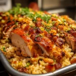 Holiday Spiced Turkey Rice Bake