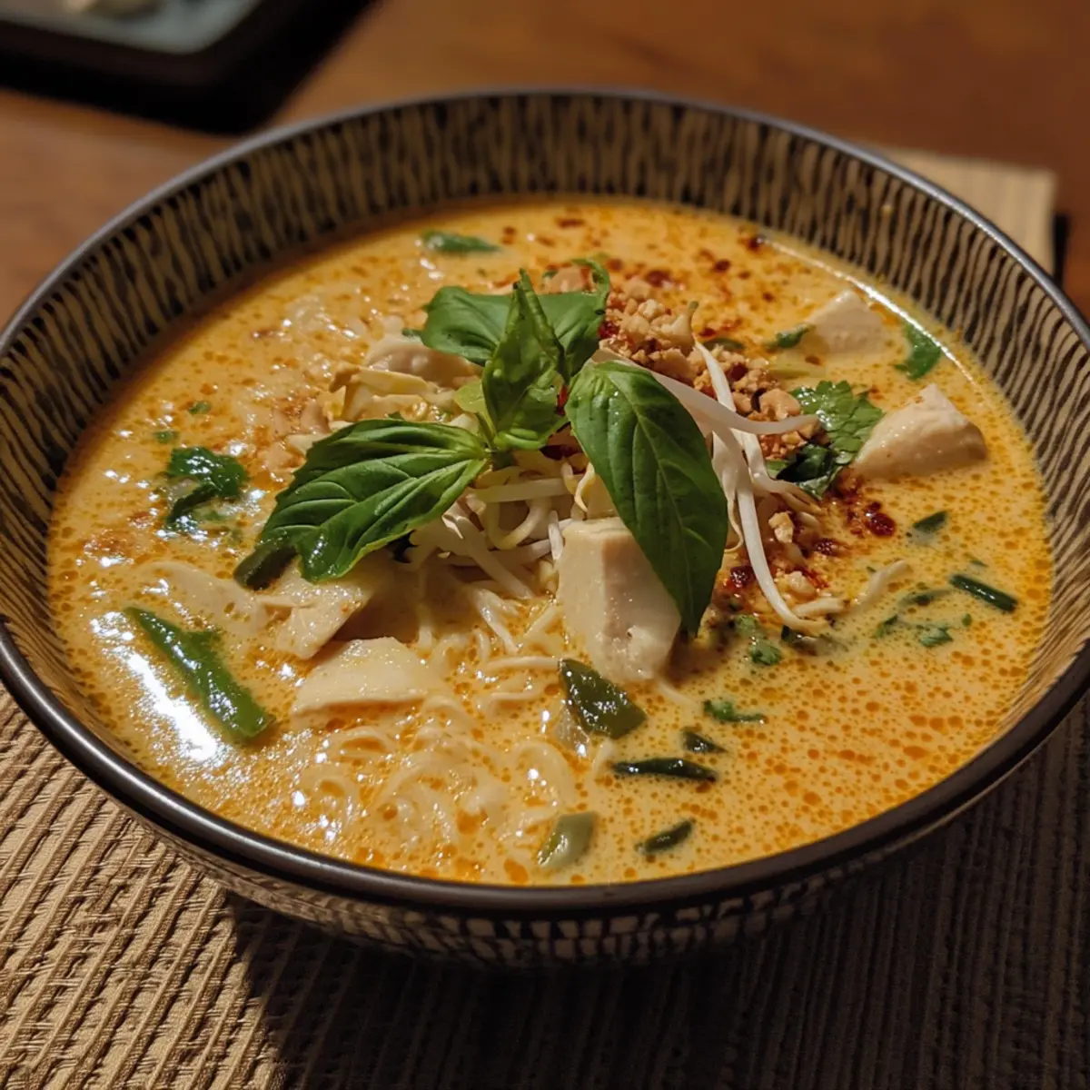 Thai Coconut Noodle Soup