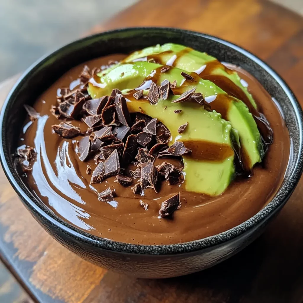 Chocolate Avocado Pudding