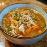 Chicken Vegetable Rice Soup Recipe