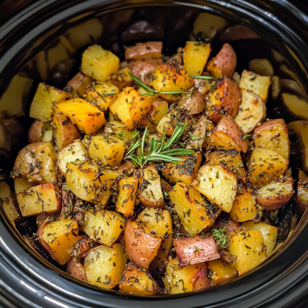 Crockpot Herb Potato Medley