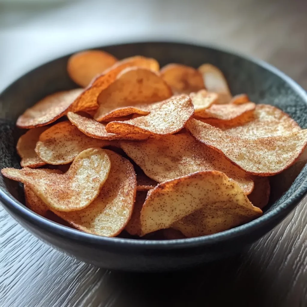 Crispy Cinnamon Apple Chips