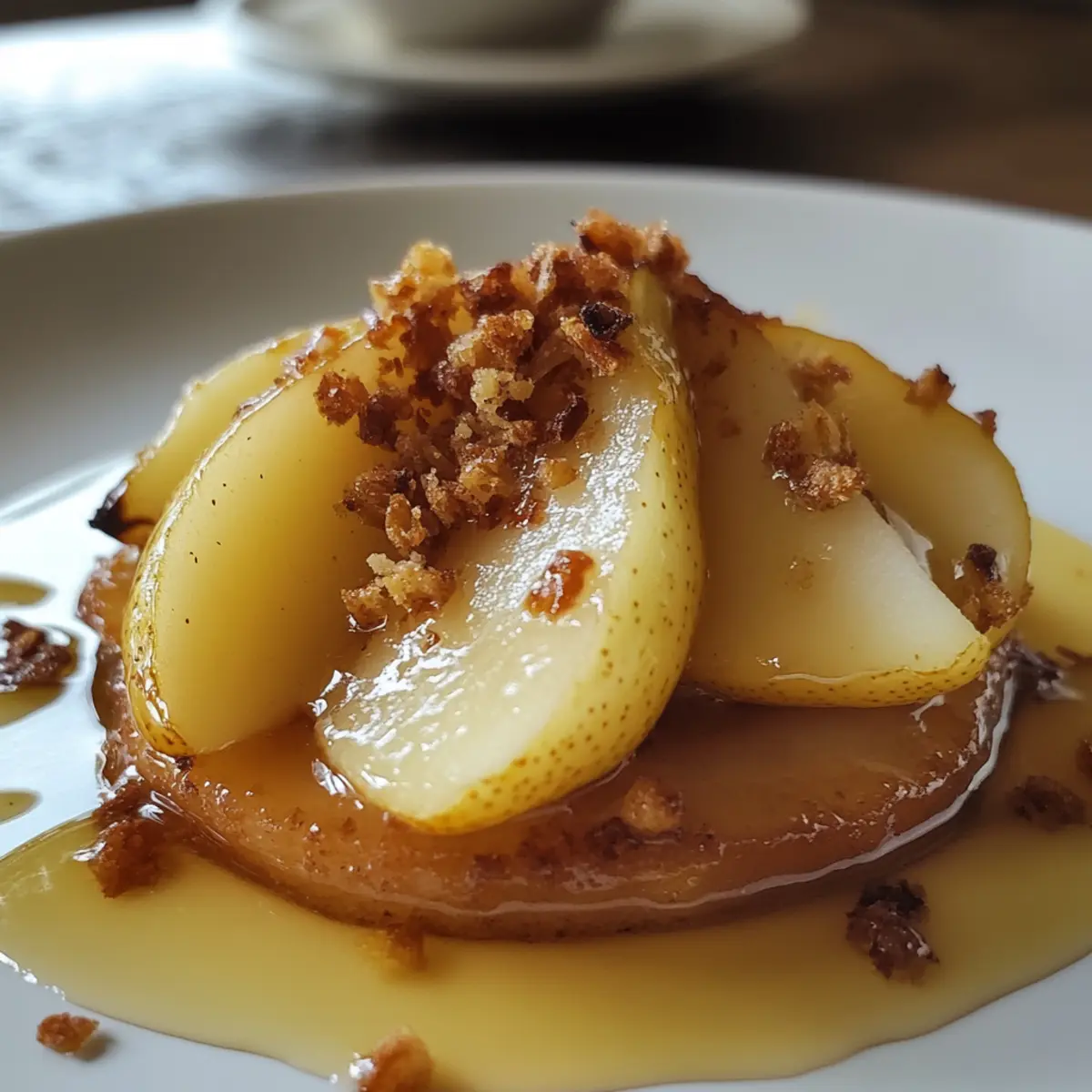 Honey Baked Pear Dessert Recipe