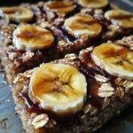 Caramelized Banana Oat Squares