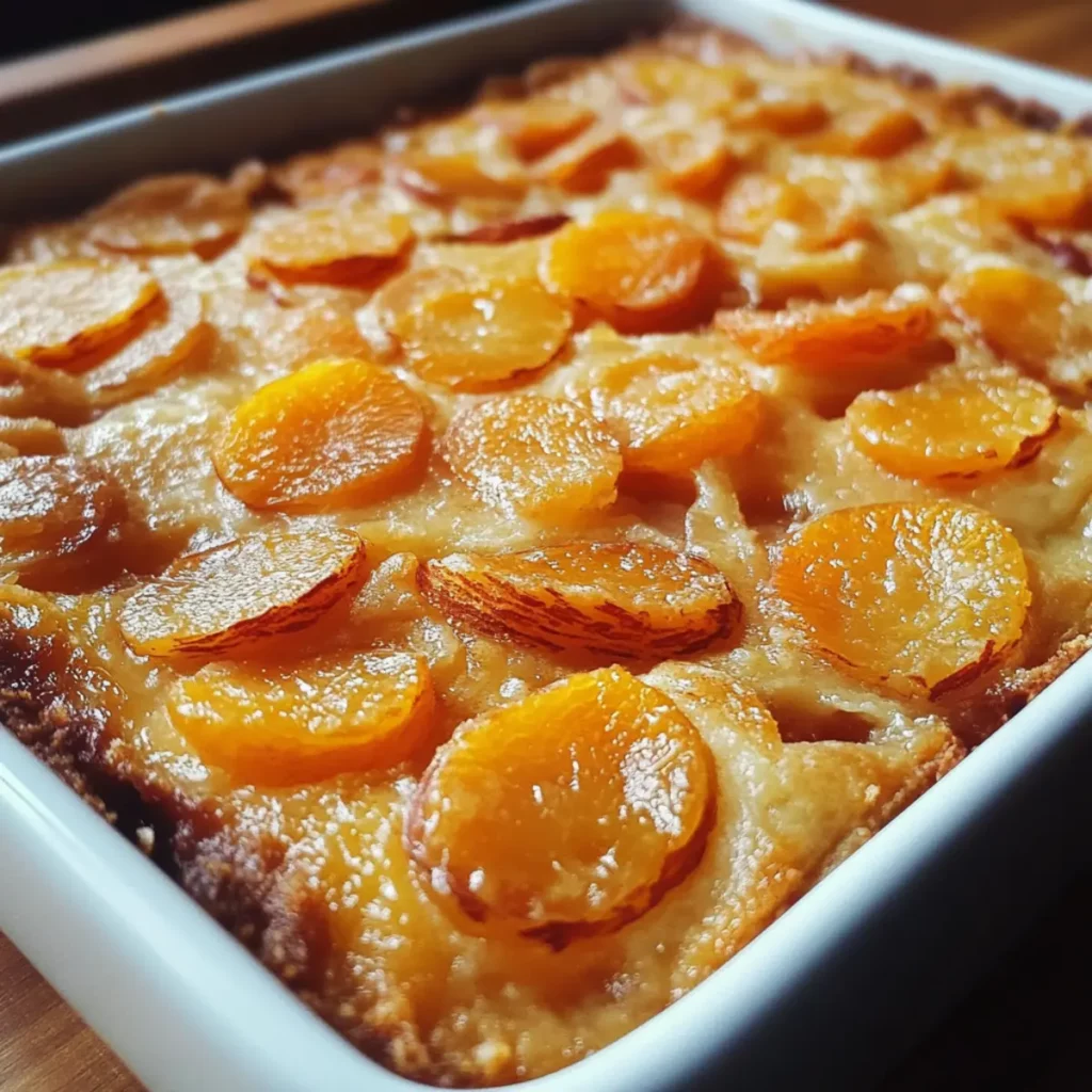 Baked Apricot Almond Dessert Recipe