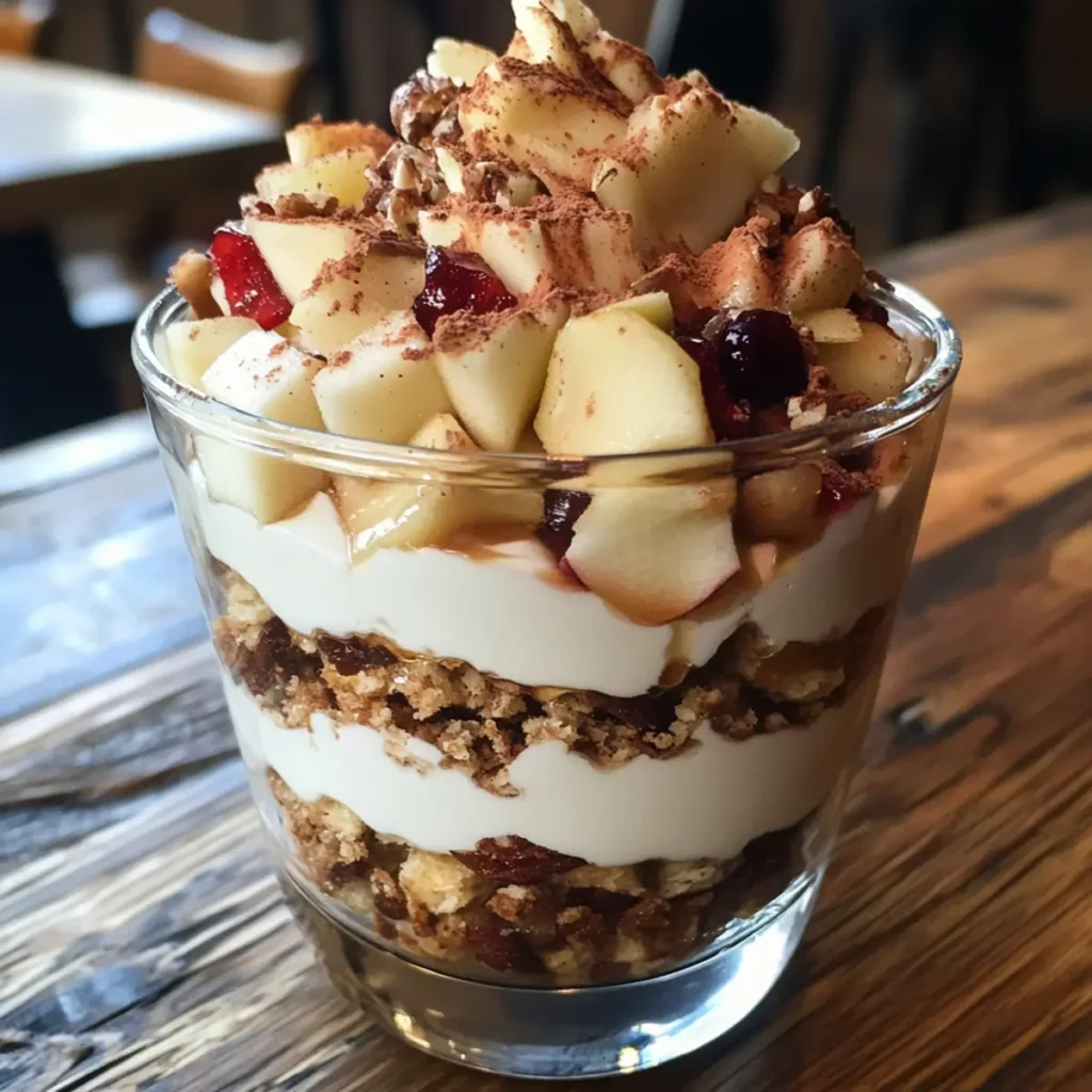 Festive Apple Cinnamon Parfait