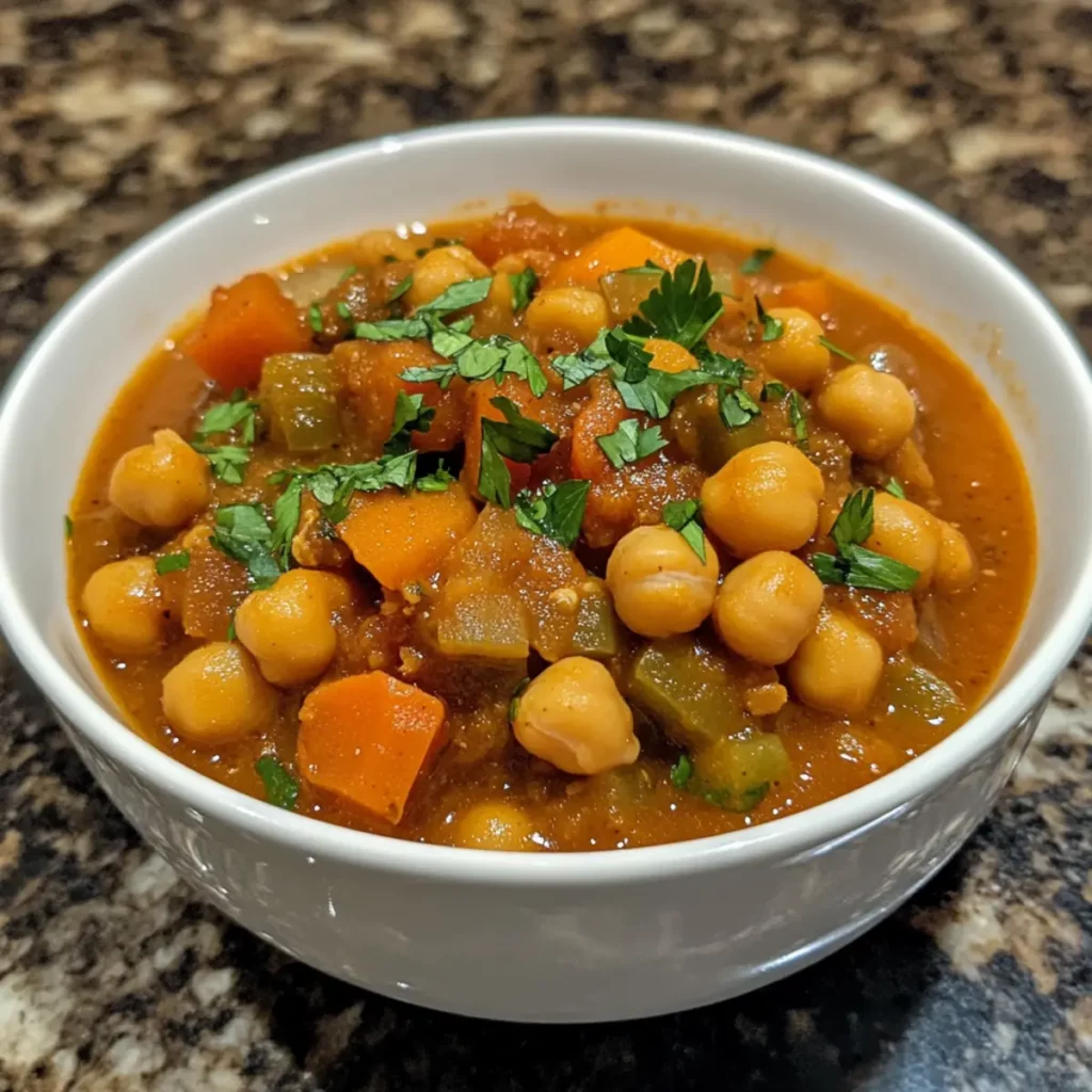 Slow Cooker Moroccan Chickpea Stew