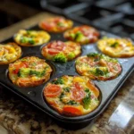 Veggie Egg Muffin Breakfast Tray Recipe