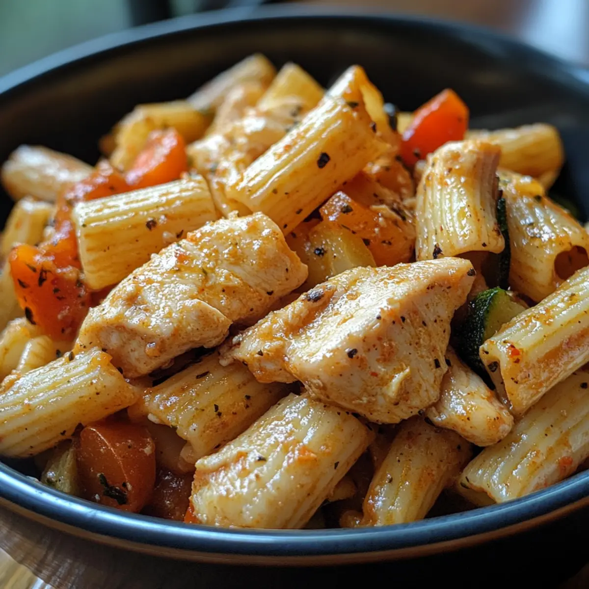 Budget Chicken Veggie Pasta Recipe