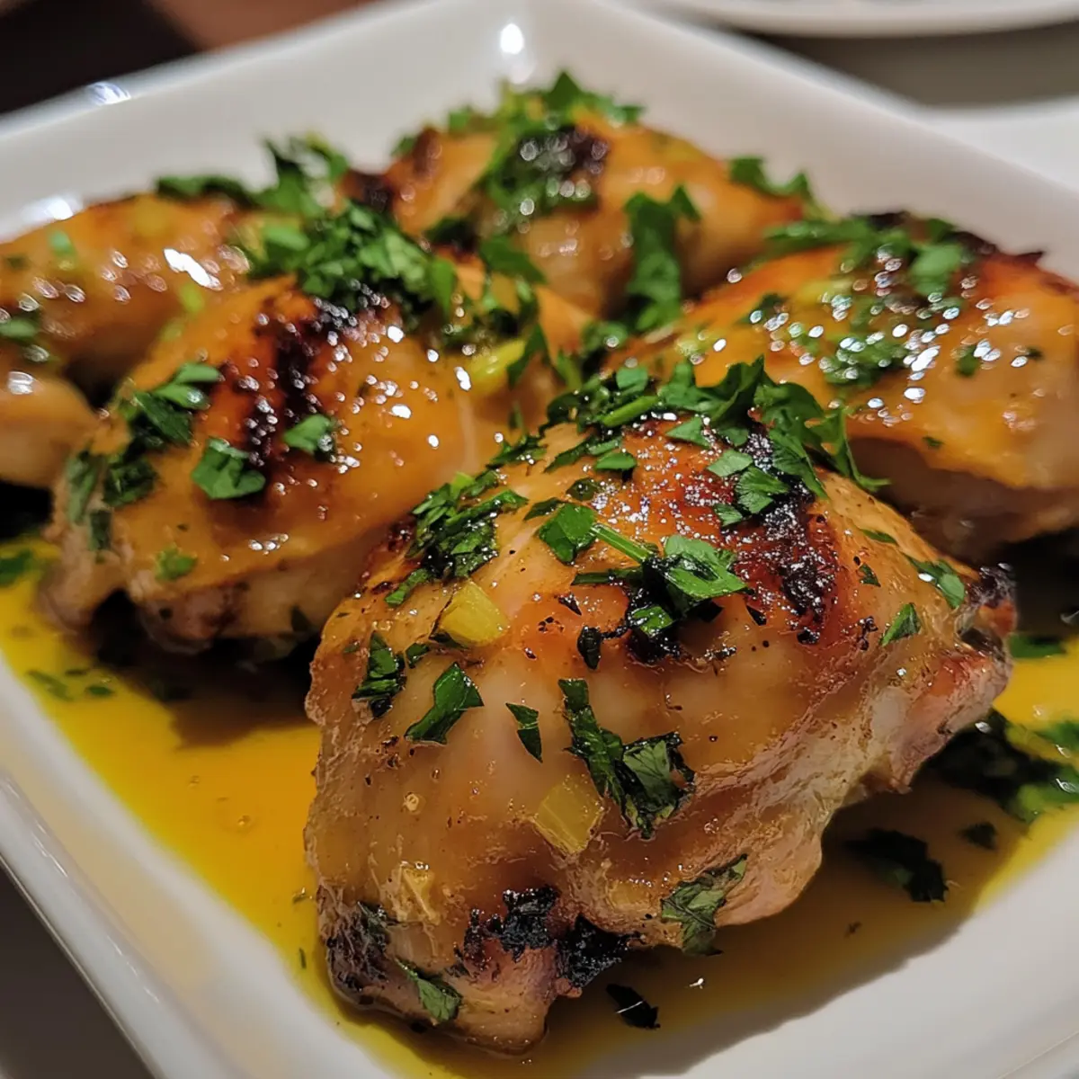 Lemongrass Ginger Chicken Thighs