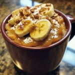 Almond Butter Banana Mug Cake
