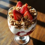 Strawberry Yogurt Granola Breakfast Parfait Recipe