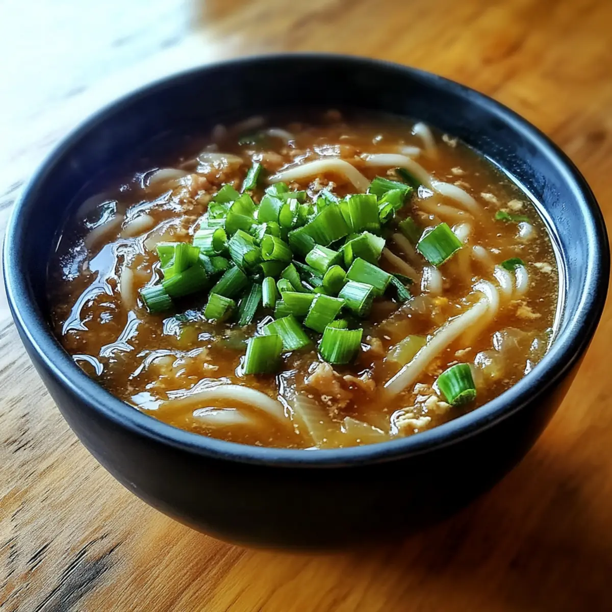 Savory Onion Noodle Soup Recipe