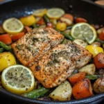 One-Pan Lemon Herb Salmon & Veggies