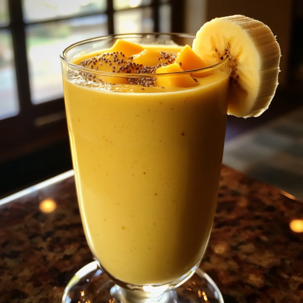Mango & Banana Smoothie Recipe