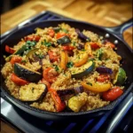 Quinoa & Roasted Veggie Skillet