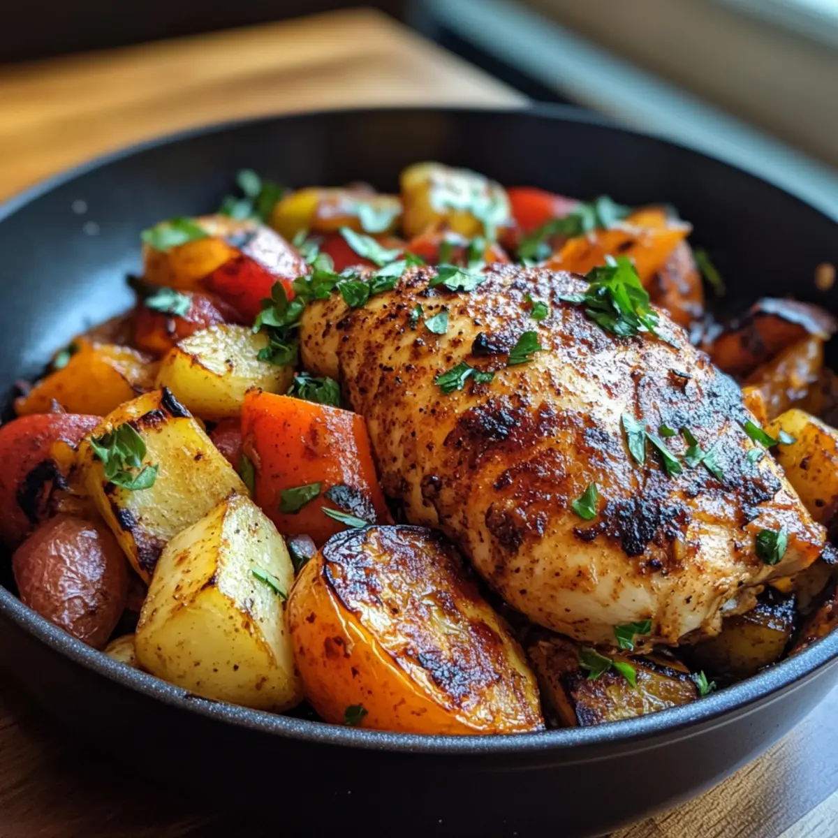 One-Pan Harissa Chicken & Vegetables