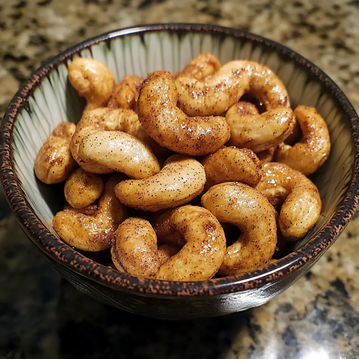 Maple Cinnamon Roasted Cashews
