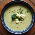 Creamy Broccoli Cauliflower Soup Recipe