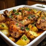 Baked Chicken Drumsticks & Potatoes