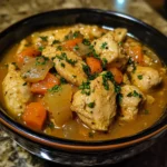 Crockpot Lemon Garlic Chicken Stew Recipe