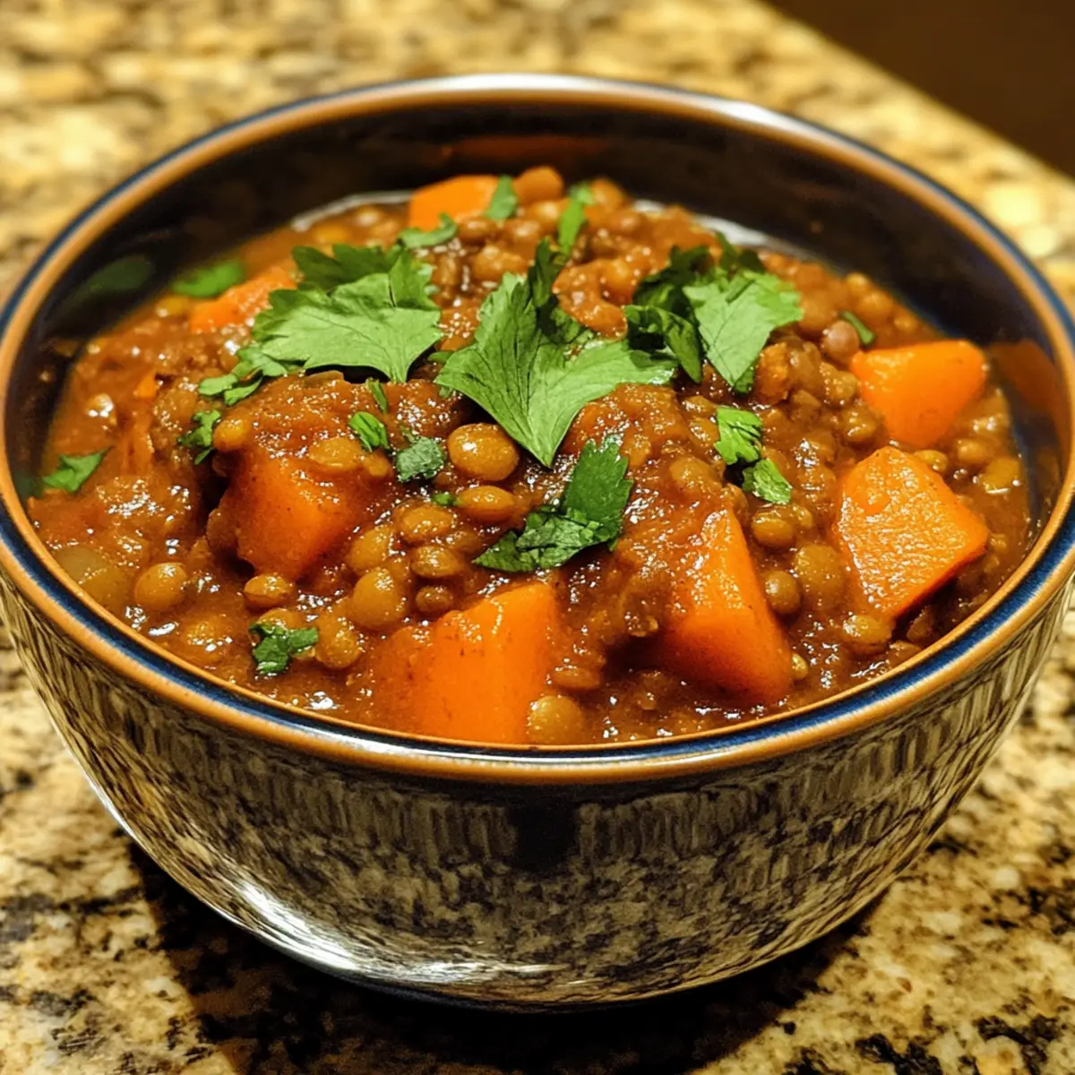 Crockpot Lentil Sweet Potato Stew Recipe