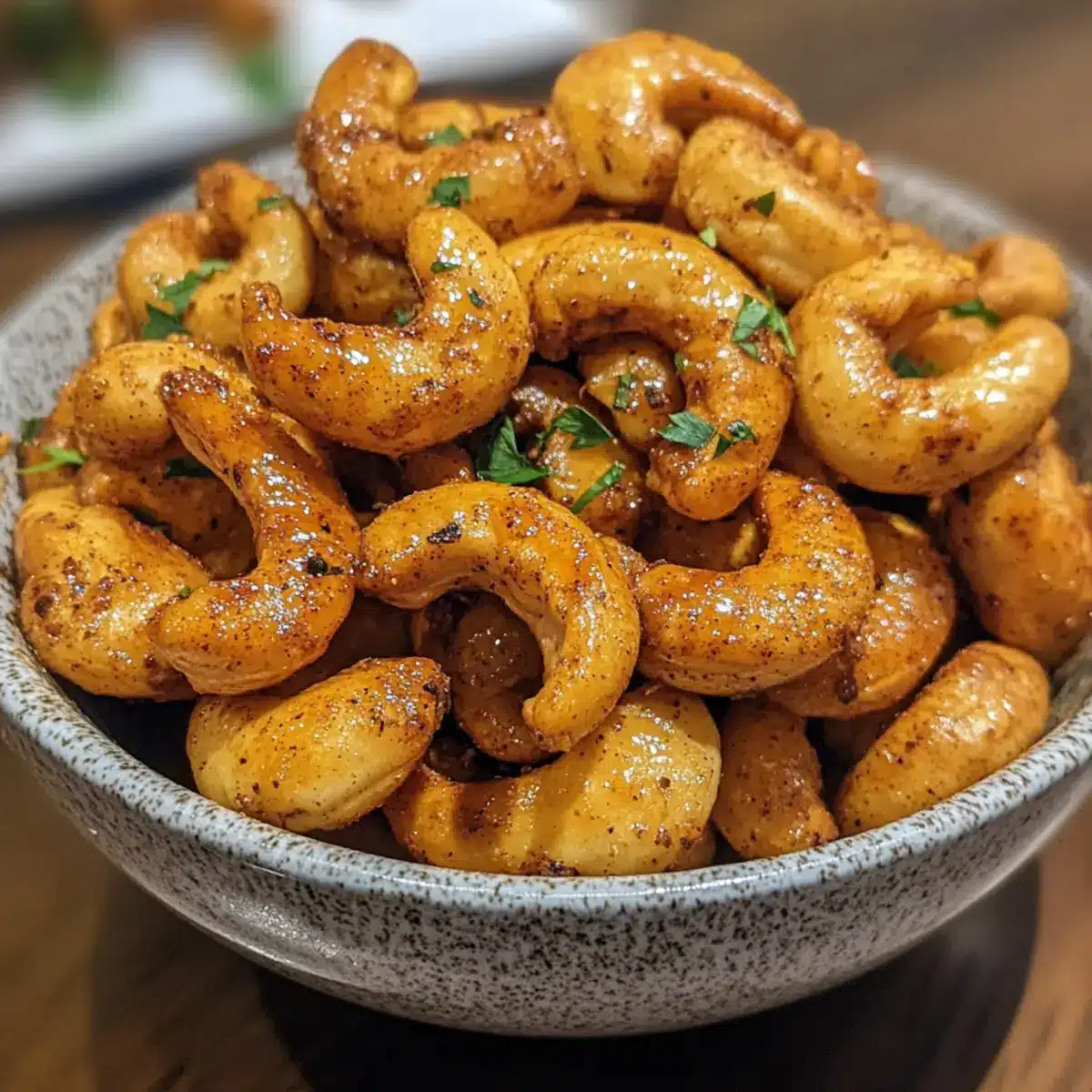 Spiced Roasted Cashews