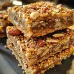Baked Grain & Nut Snack Squares Recipe