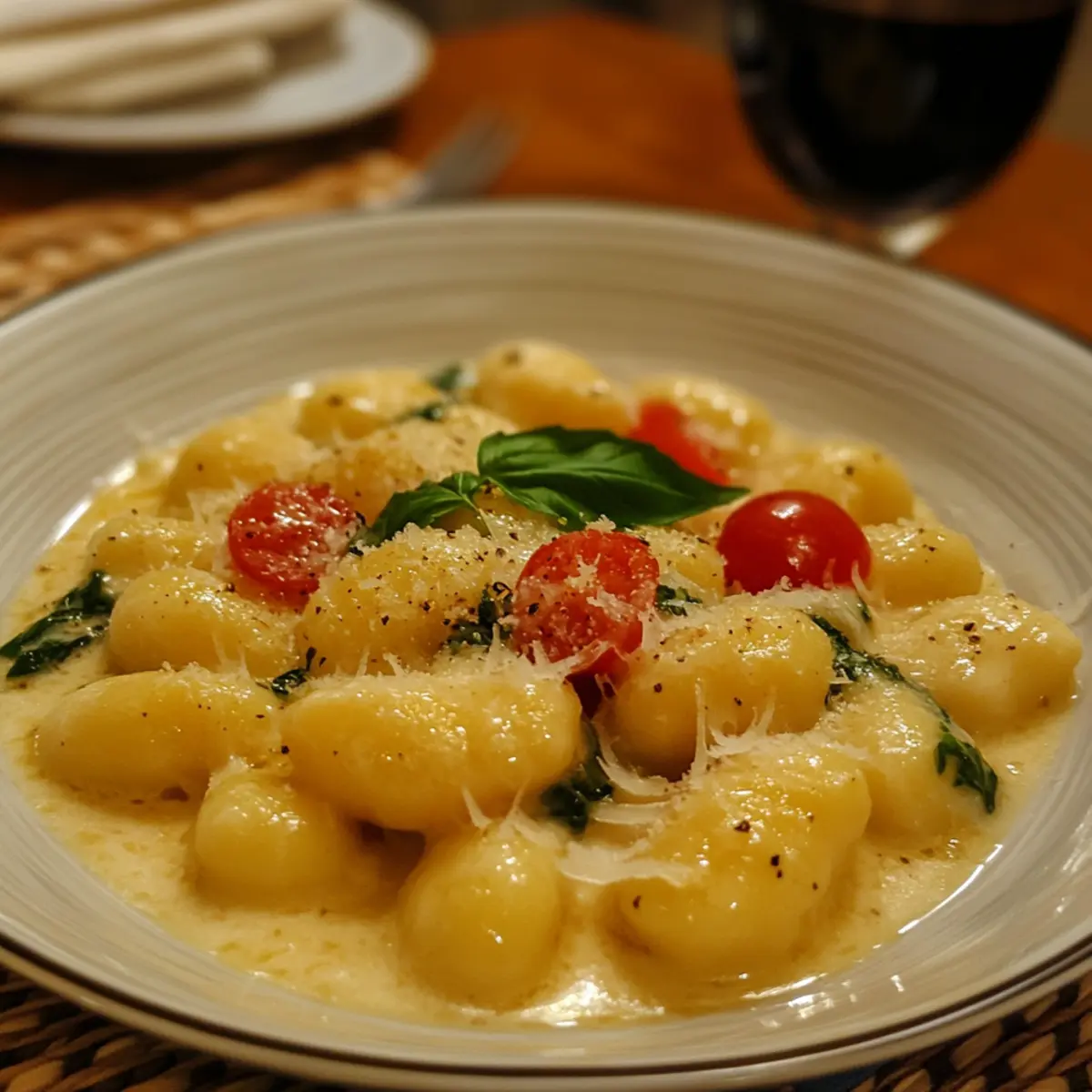 Creamy Tuscan Gnocchi Dinner