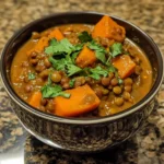 Slow Cooker Sweet Potato & Lentil Stew