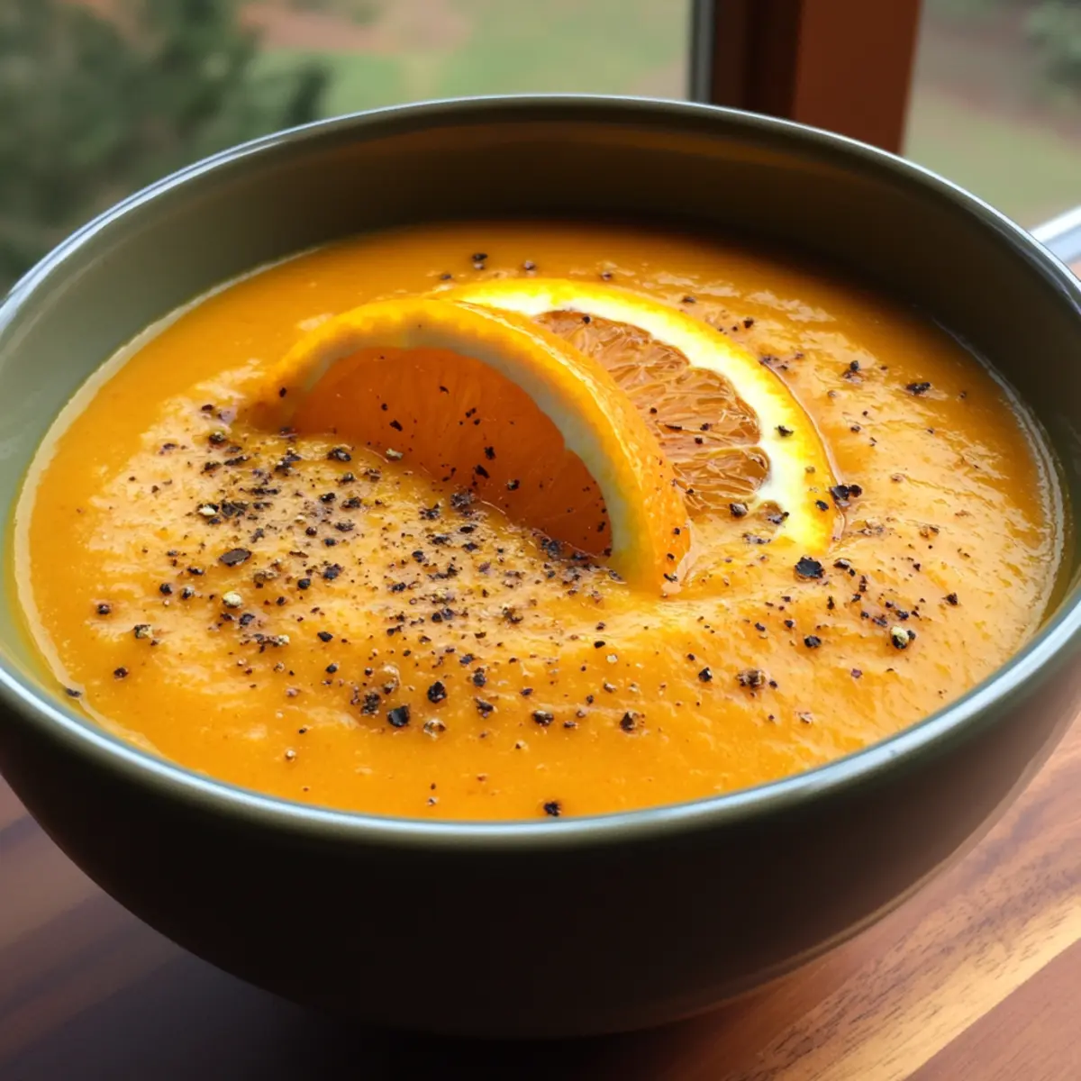 Carrot Ginger Soup with Orange Recipe