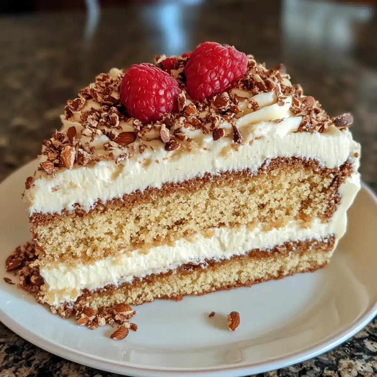 Almond Butter Yogurt Cake