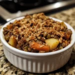 Lentil Walnut Veggie Crumble Recipe