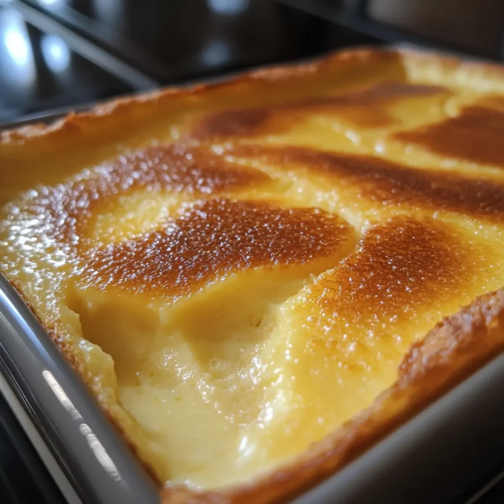 Light Oven Custard Bake Recipe