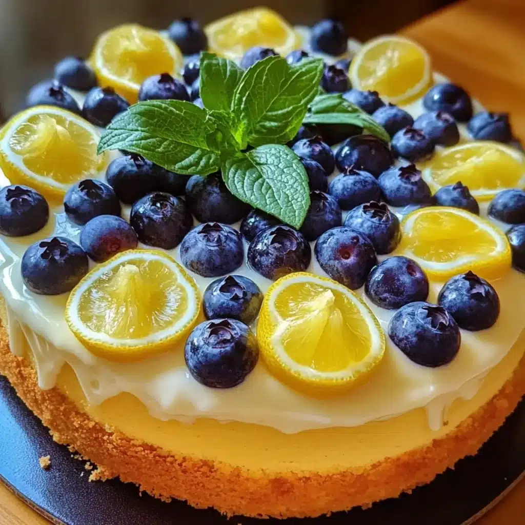 Lemon Blueberry Yogurt Cake