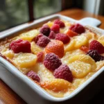 Honey Yogurt Fruit Bake Recipe
