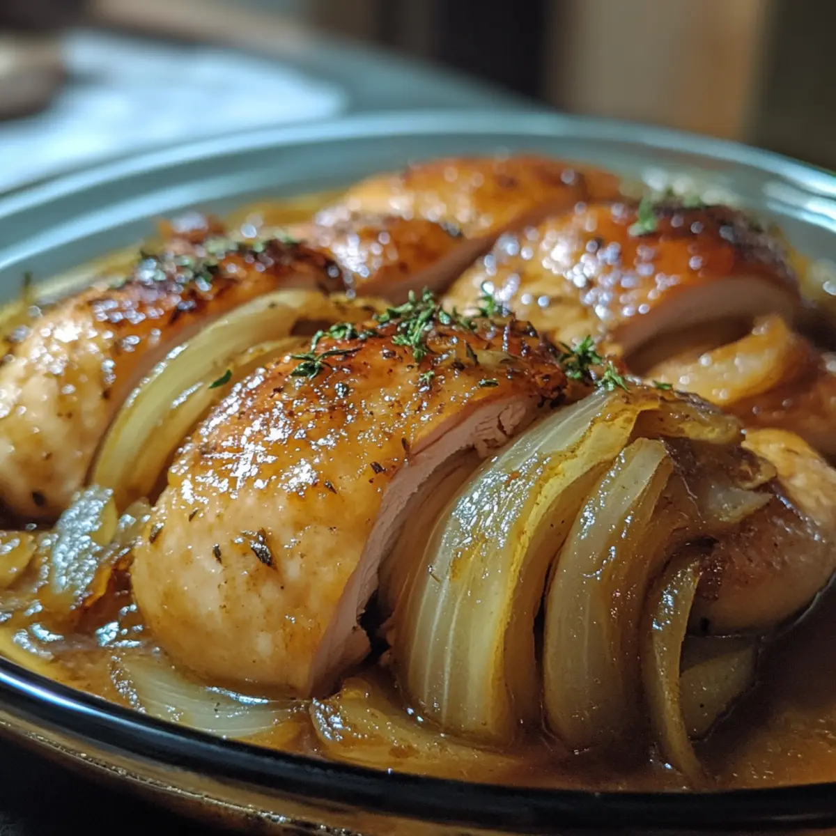 Braised Whole Chicken Onion Pan Recipe
