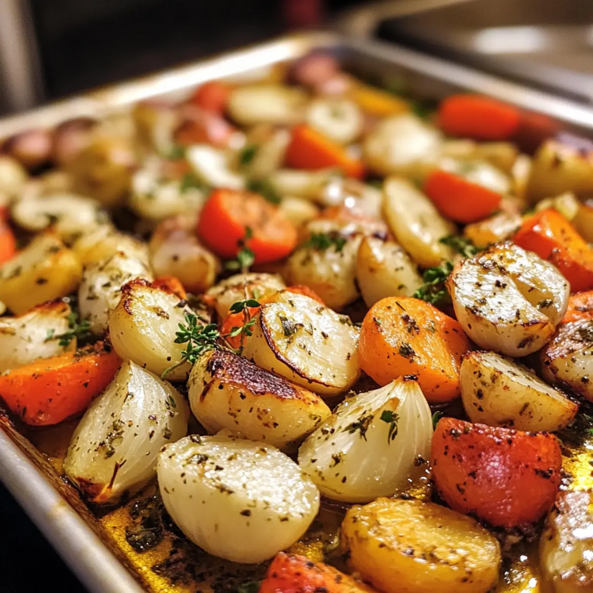 Sheet-Pan Veggie Roast with Garlic and Herbs Recipe