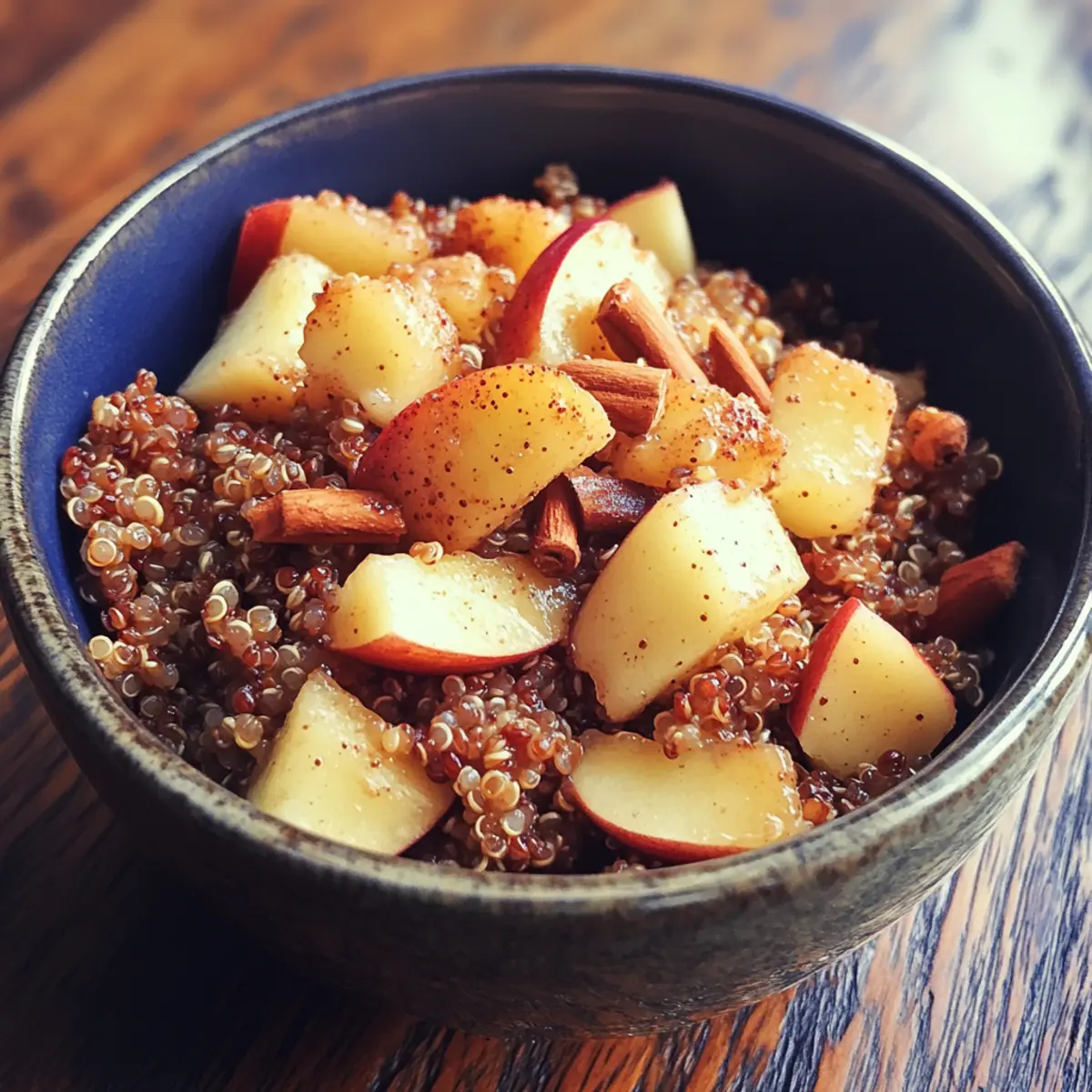 Apple Cinnamon Breakfast Quinoa Recipe