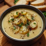 Roasted Garlic Potato Leek Soup